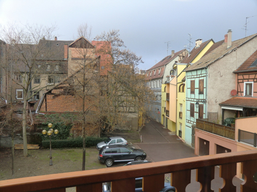 vue du balcon